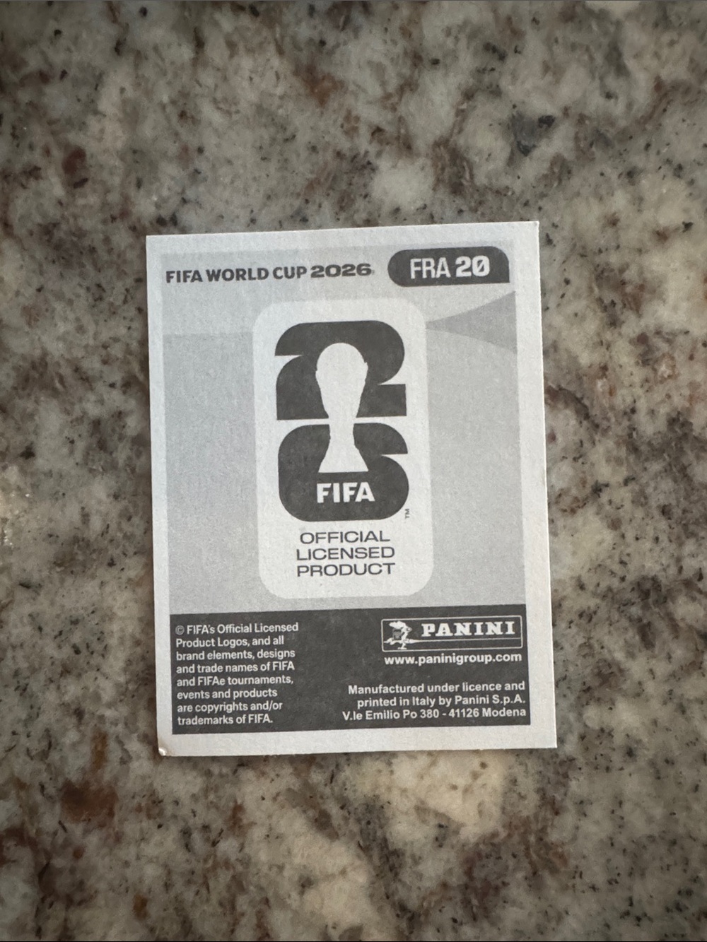 Mbappe France - Fifa World Cup sticker - Panini - Picture 2 of 2